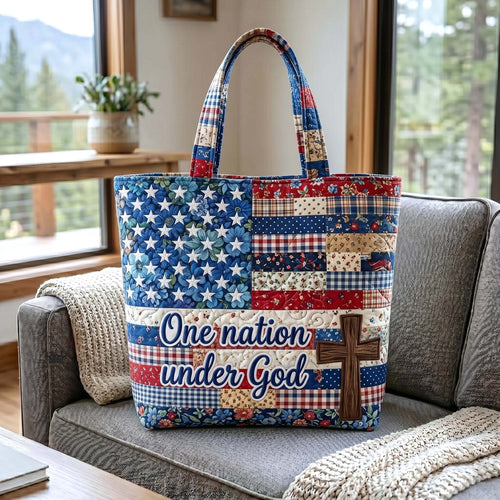 Faith Liberty Quilted Tote Bag GFTOTP19498