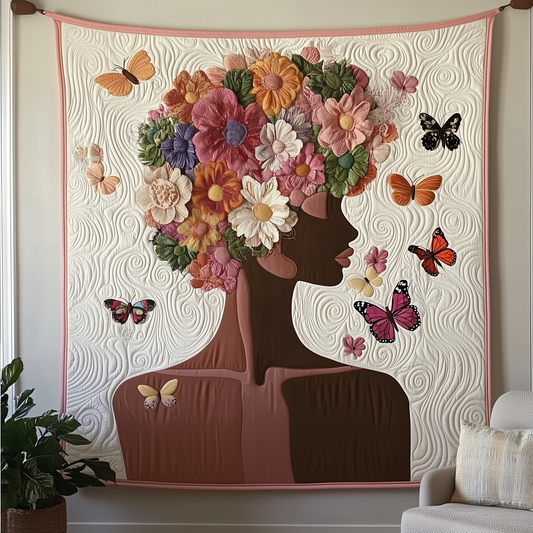 Melanin Meets Mindfulness Quilted Blanket GFTOTP1950