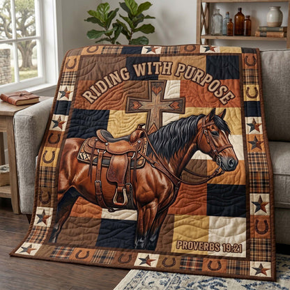 Faithful Stallion Quilted Blanket GFTOTP19588