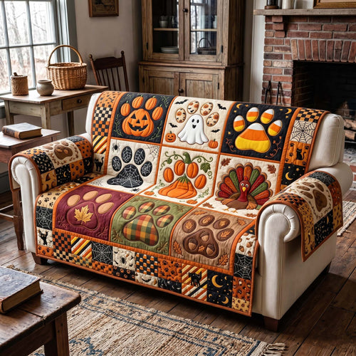 Spooky Paws Quilted Sofa Cover GFTOTP19595