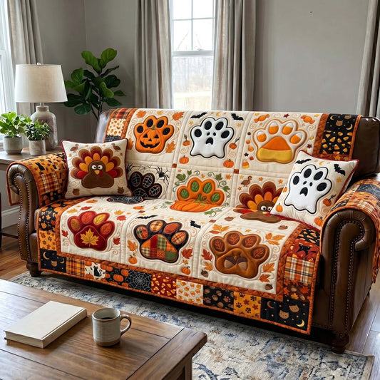 Spooky Paws Quilted Sofa Cover GFTOTP19597