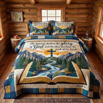 Faithful Forest 3-Piece Quilted Bedding Set GFTOTP19605