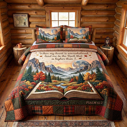 Faithful Forest 3-Piece Quilted Bedding Set GFTOTP19608