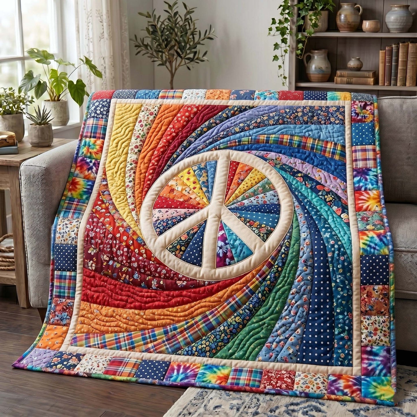 Hippie Soul Quilted Blanket GFTOTP19625