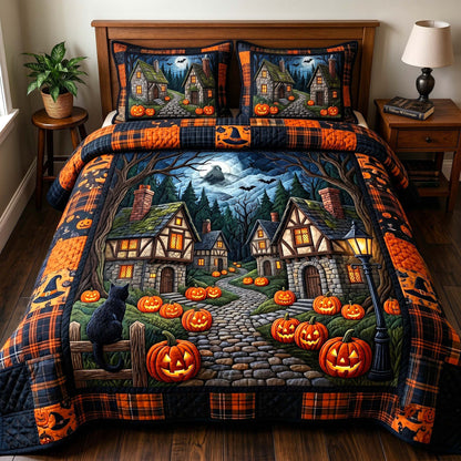 Haunted Manor 3-Piece Quilted Bedding Set GFTOTP19799