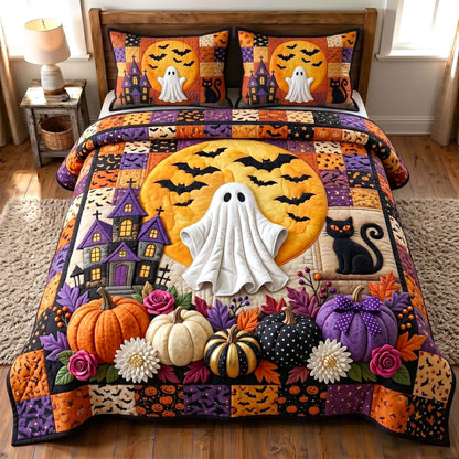 Haunted Manor 3-Piece Quilted Bedding Set GFTOTP19803