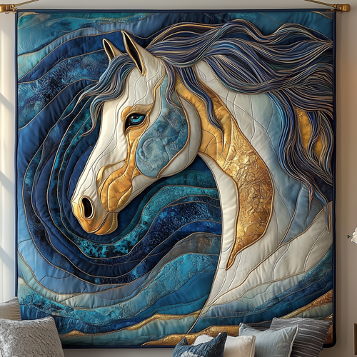 Charming Horse Quilted Blanket GFTOTP1980