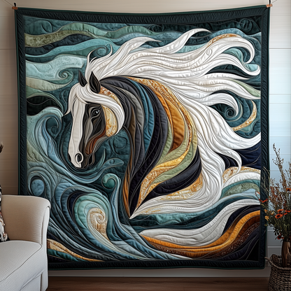 Charming Horse Quilted Blanket GFTOTP1982