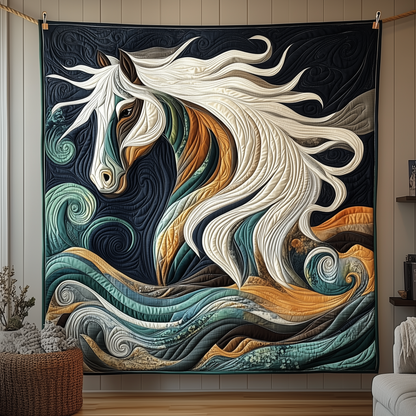 Charming Horse Quilted Blanket GFTOTP1983