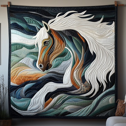 Charming Horse Quilted Blanket GFTOTP1984