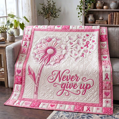Pink Strength Quilted Blanket GFTOTP19856