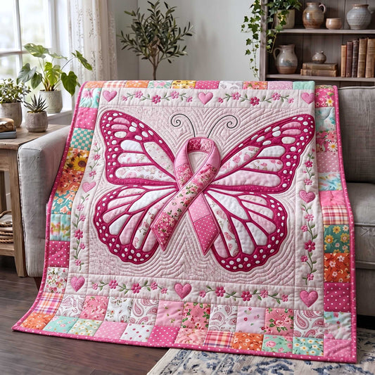 Pink Strength Quilted Blanket GFTOTP19857