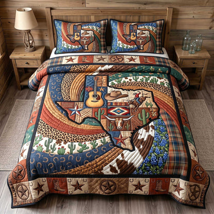 Lone Star Legacy 3-Piece Quilted Bedding Set GFTOTP19875