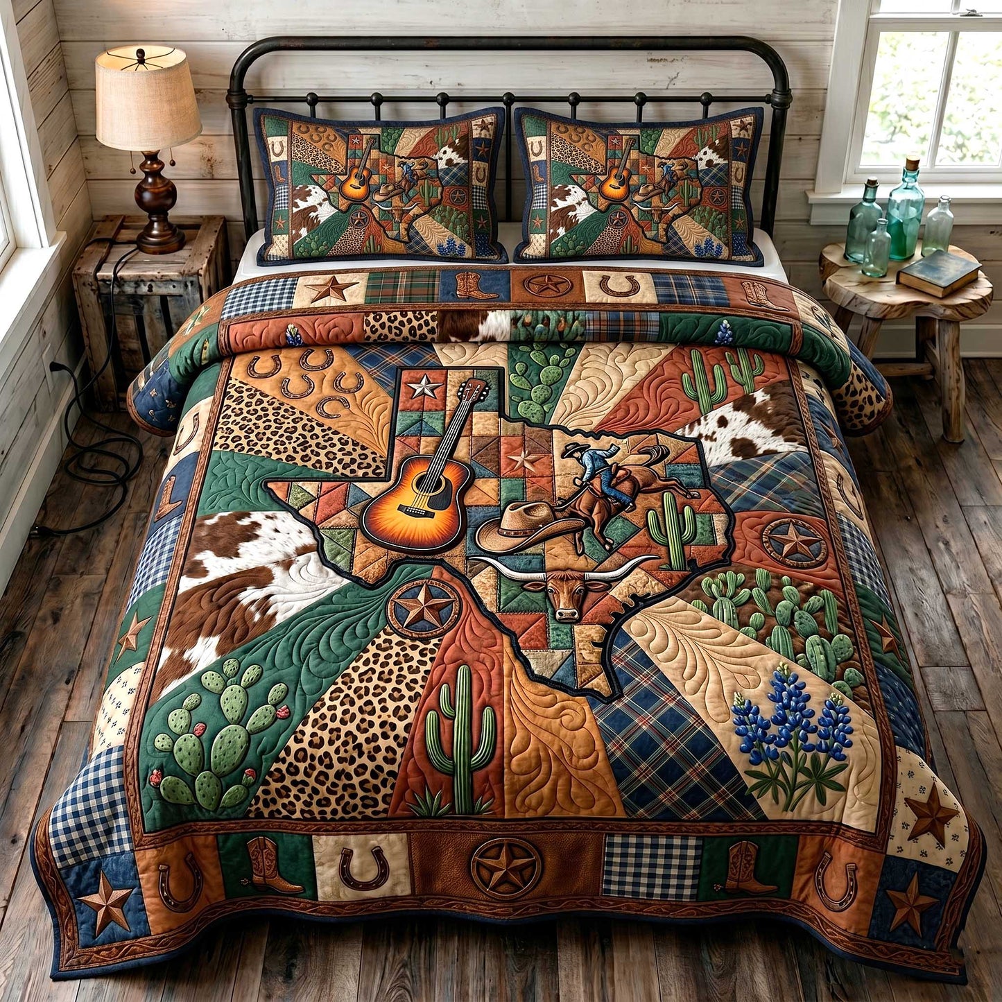 Lone Star Legacy 3-Piece Quilted Bedding Set GFTOTP19876