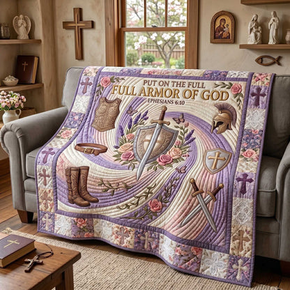 Full Armor Of God Quilted Blanket GFTOTP19936
