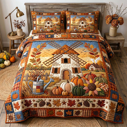 Farmhouse Harvest 3-Piece Quilted Bedding Set GFTOTP19961