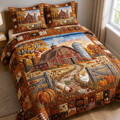 Farmhouse Harvest 3-Piece Quilted Bedding Set GFTOTP19962