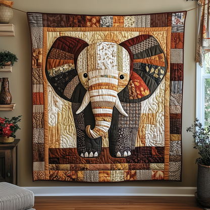 Woodland Elephant Spirit Quilted Blanket GFTOTP1998