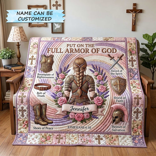 Full Armor Of God Quilted Blanket QTCUZ GFTOTP19998