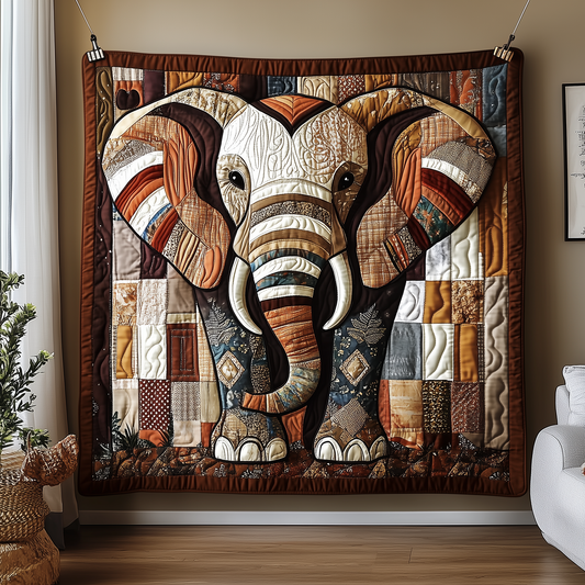 Woodland Elephant Spirit Quilted Blanket GFTOTP2000