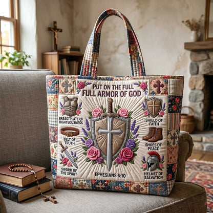 Full Armor Of God Quilted Tote Bag GFTOTP20011