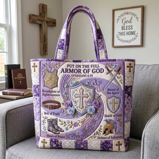 Full Armor Of God Quilted Tote Bag GFTOTP20033