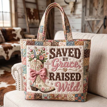 Western Grace Quilted Tote Bag GFTOTP20064
