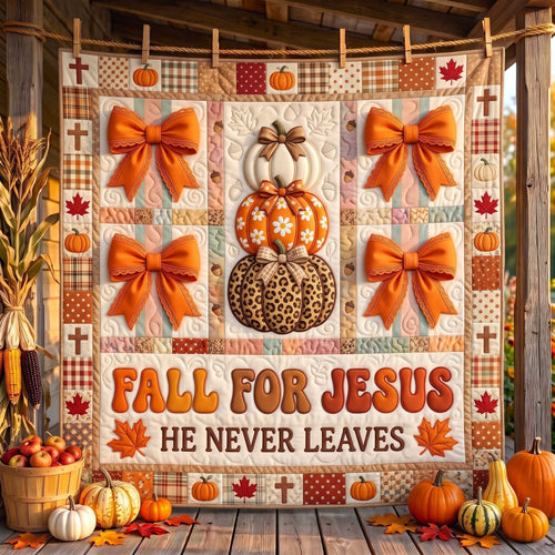 Fall For Jesus Quilted Blanket GFTOTP20114