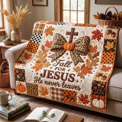 Fall For Jesus Quilted Blanket GFTOTP20115