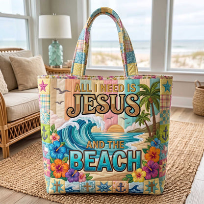 Ocean Grace Quilted Tote Bag GFTOTP20130