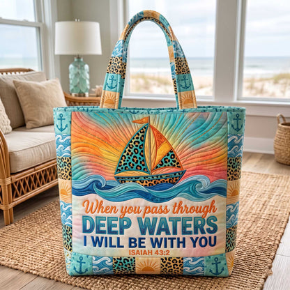 Ocean Grace Quilted Tote Bag GFTOTP20133