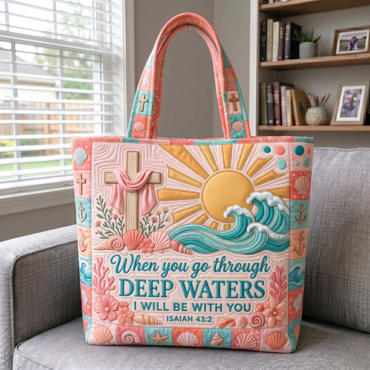 Ocean Grace Quilted Tote Bag GFTOTP20134