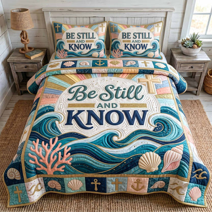 Ocean Grace 3-Piece Quilted Bedding Set GFTOTP20161