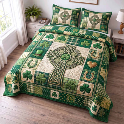 Irish Blessings 3-Piece Quilted Bedding Set GFTOTP20167