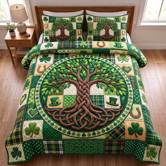 Irish Blessings 3-Piece Quilted Bedding Set GFTOTP20168
