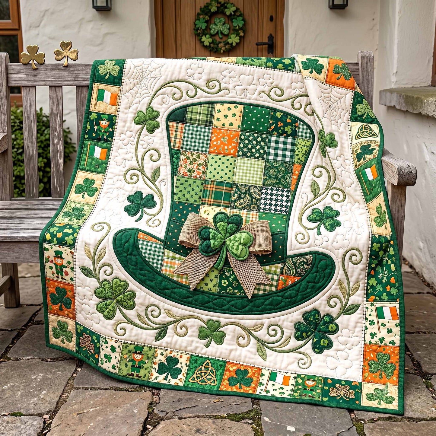 Irish Blessings Quilted Blanket GFTOTP20173