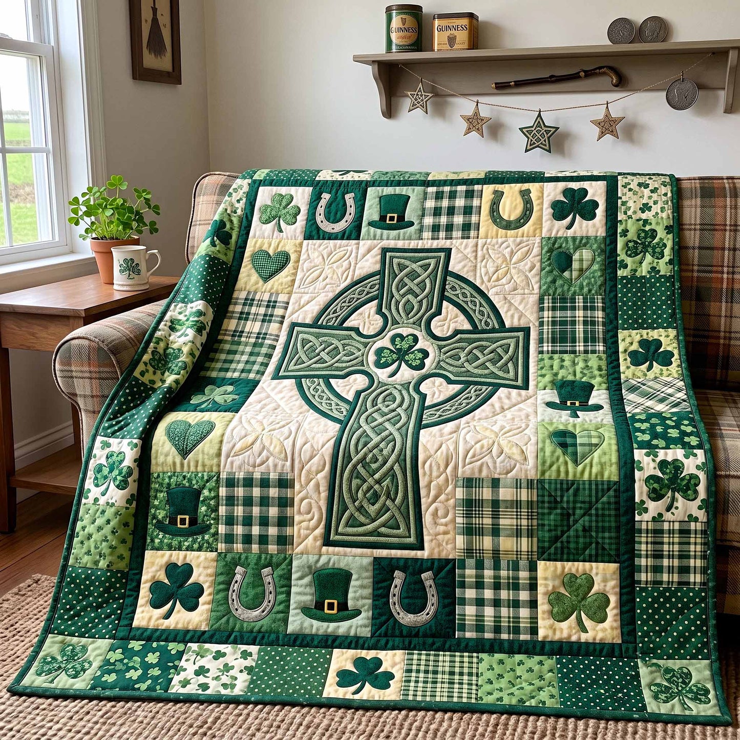 Irish Blessings Quilted Blanket GFTOTP20175