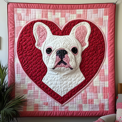Bulldog Love Snuggle Quilted Blanket GFTOTP2017