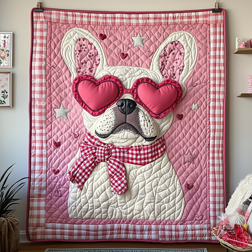 Bulldog Love Snuggle Quilted Blanket GFTOTP2021