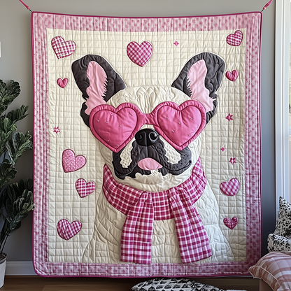 Bulldog Love Snuggle Quilted Blanket GFTOTP2022