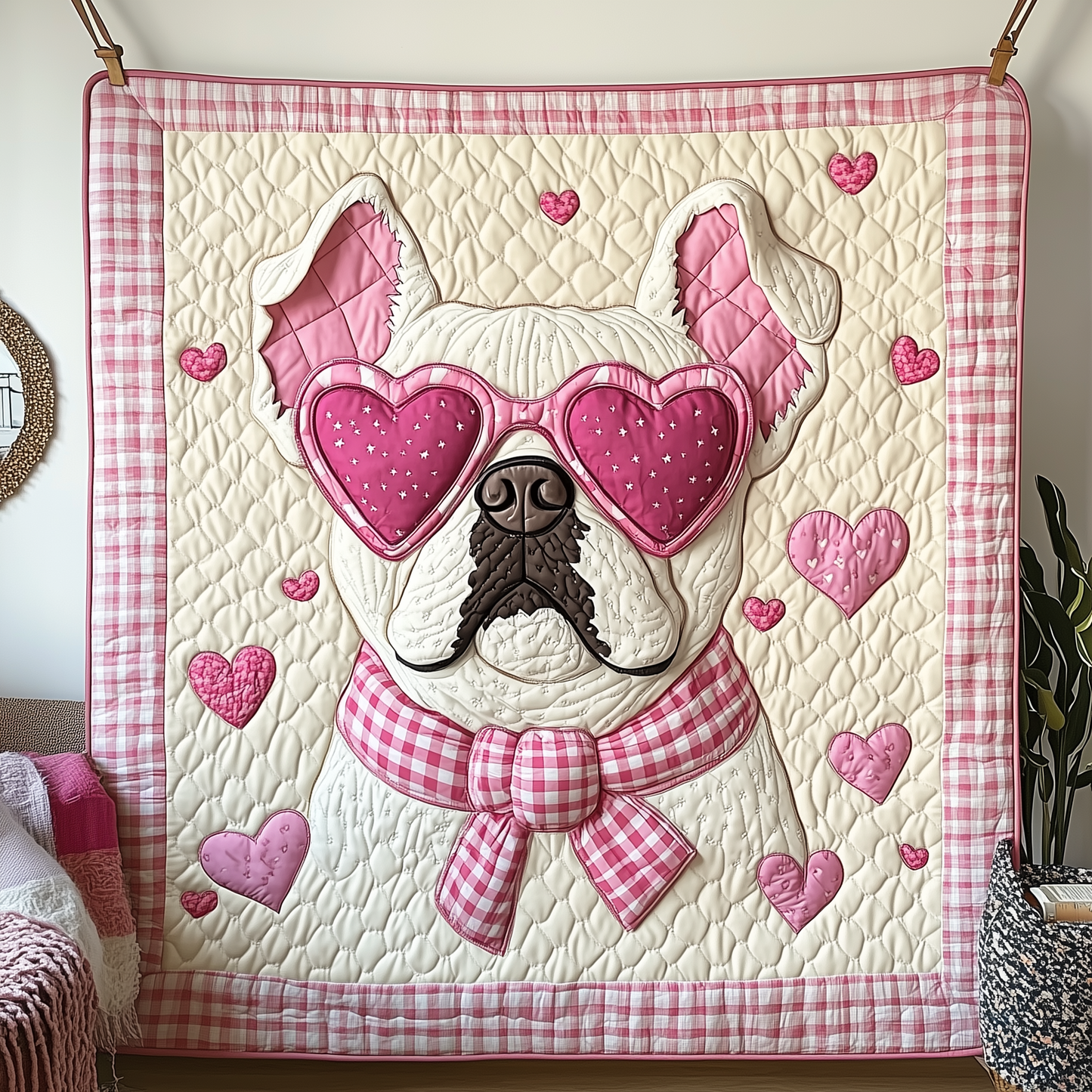 Bulldog Love Snuggle Quilted Blanket GFTOTP2023