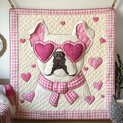 Bulldog Love Snuggle Quilted Blanket GFTOTP2023
