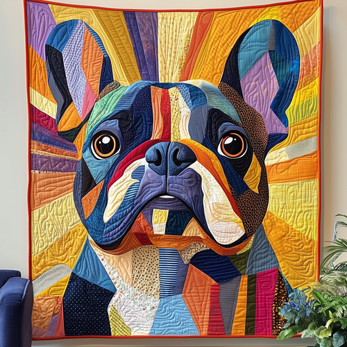 Adorable French Bulldog Quilted Blanket GFTOTP2027