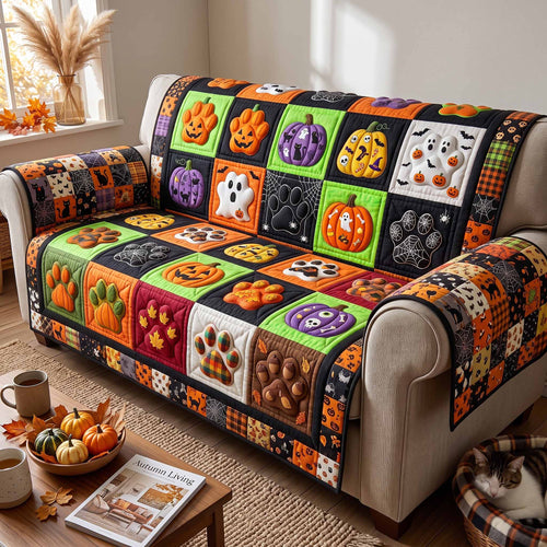 Spooky Paws Quilted Sofa Cover GFTOTP20290