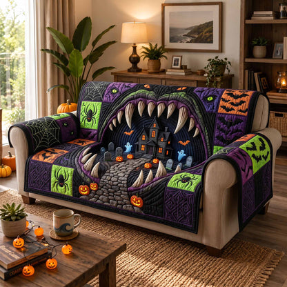 Wicked Hollow Quilted Sofa Cover GFTOTP20293