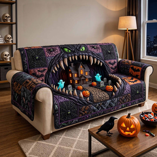 Wicked Hollow Quilted Sofa Cover GFTOTP20294
