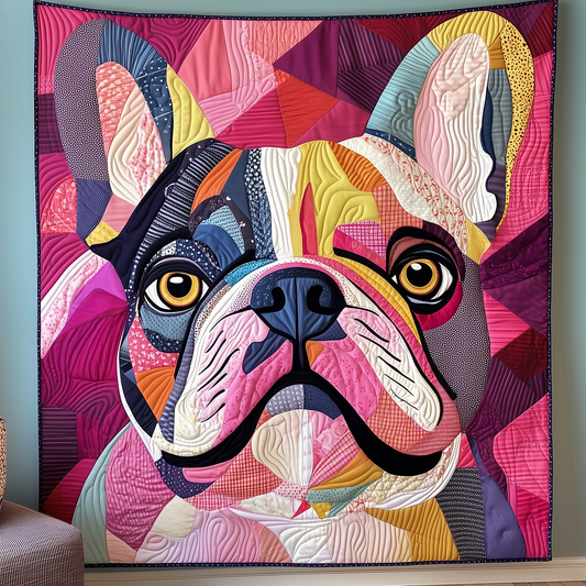Adorable French Bulldog Quilted Blanket GFTOTP2029