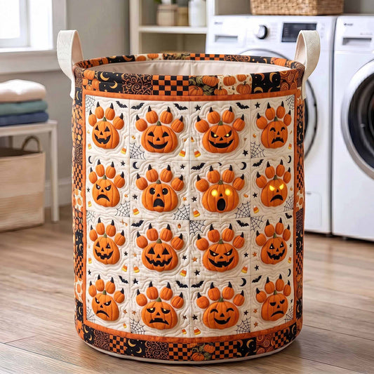 Halloween Paws Quilted Laundry Basket GFTOTP20312