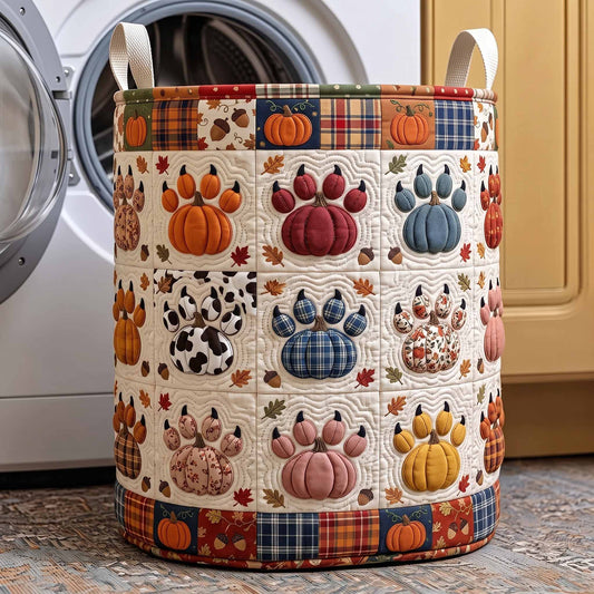 Halloween Paws Quilted Laundry Basket GFTOTP20316