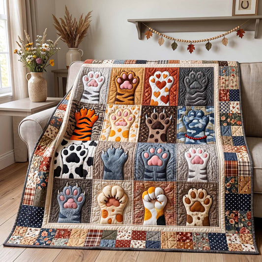 Paws And Purrs Quilted Blanket GFTOTP20335